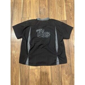 Vintage House Of Blues Las Vegas Retro Bowling Button Down Shirt Black Sz XXL